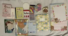 平成レトロ　メモ帳　使いかけ　レターセット　リラックマ