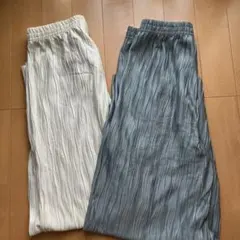 coca ウェーブプリーツパンツ　2枚