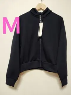 新品 ユニクロ ドライスウェットフルジップパーカ ネイビー Ｍ 今期