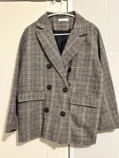 fifth チェック柄 ダブルブレストジャケット