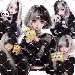 オリジナル人物ステッカー（コラージュステッカー）5枚