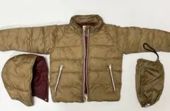 B:MING by BEAMS カーキ ダウンベスト 100cm