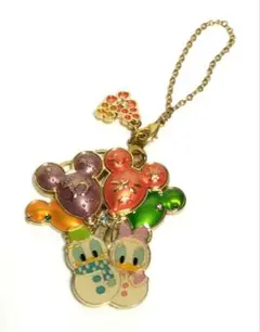 東京ディズニーリゾート　30周年　チャーム　ドナルド　デイジー　キーチェーン