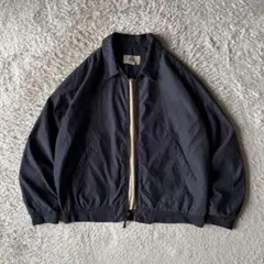 90s ST.JOHN'S BAY ピーチスキン スイングトップ XL ネイビー