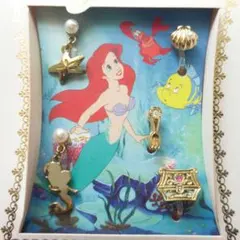 【ディズニー】アリエル リトルマーメイド ノンホールピアスセット イヤリング