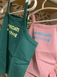 韓国子供服　男女兼用♡おそろい♡夏にぴったりタンクトップ♡