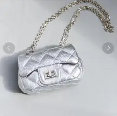 【本革】 ラビアンジェ　チェーン　キルティングバッグ