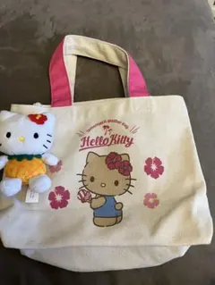 日焼けキティ ハワイ限定 ハローキティ トートバッグ アロハ