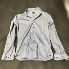 ZARA MAN 刺繍入りスリムフィットシャツ