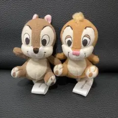 東京ディズニーリゾートのチップとデールのぬいぐるみセット