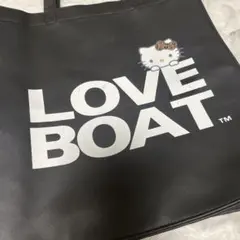 新品 ハローキティ ラブボート コラボトートバッグ リボンヒョウ柄 大容量