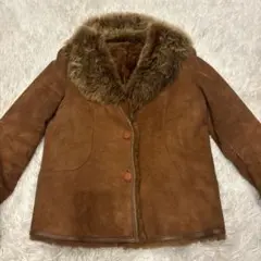 本革 ムートンコート トスカーナ ９号