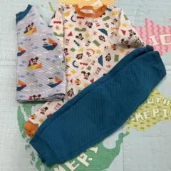 ユニクロ キッズキルトパジャマ ディズー 100cm