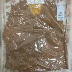ユニクロ　ベビー　コットン　カーディガン　ベージュ　110