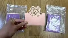 席札　二つ折りタイプ 結婚式 ウェディング 挙式 メッセージカード