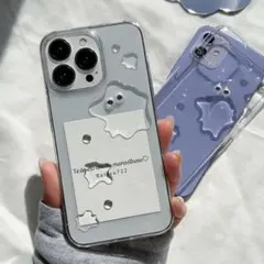スマホケース　iPhoneケース　ハンドメイドケース　クリアケース