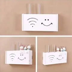 Wifi ルーター　収納ボックス　壁掛け インテリア