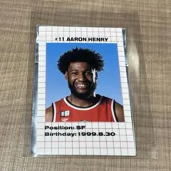アーロン・ヘンリー 証明写真ステッカー