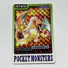 メルルカードダス ポケットモンスター FILE No.006 リザードン メルル様専用カードダス ポケットモンスター FILE No.006 リザードン