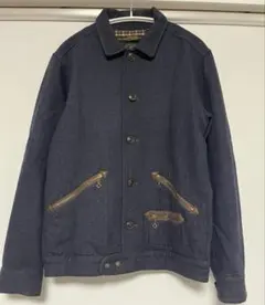 EGO TRIPPING ウールジャケット 48 ネイビー ワークジャケット