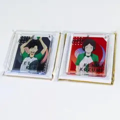 ハイキュー‼　アクリルフィギュア　チューガク!!　黒尾鉄朗　孤爪研磨