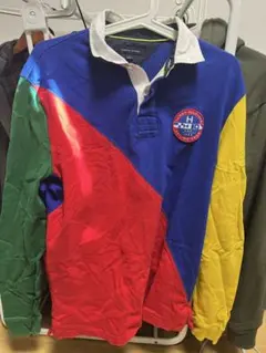 トミーヒルフィガー【TOMMY HILFIGER】メンズ 長袖 ラガーシャツ