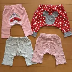 ベビーパンツ ボトムス 70 サンリオ マイメロ ミッキー 保育園着
