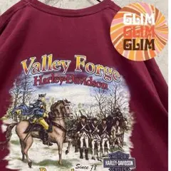 US古着◆ヴィンテージ ハーレーダビッドソン 半袖Tシャツ両面プリント メンズL