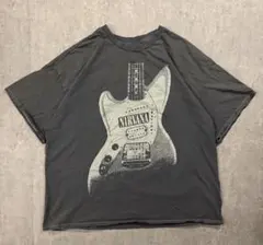 NIRVANAニルヴァーナH&М Tシャツ　ギターイラストのサムネイル