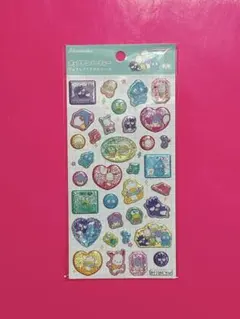 サンリオ　ポップデコパーティー　ラメきらクリスタルシール　はぴだんぶい