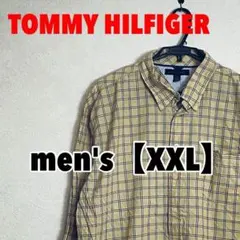 A394 【TOMMY HILFIGER】長袖シャツ【XXL】