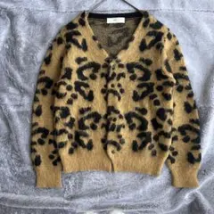 値下げ【TOGA PULLA】トーガプルラ レオパードカーディガン アニマル柄