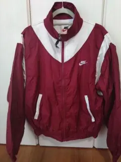 ナイキ NIKE ナイロンジャケット 銀タグ Mサイズ バーガンディ y２k