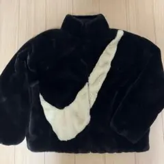 Nike ビックスウッシュ　フェイクファー ジャケット XL ブラック