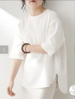 新品 WimGazette ホワイト 半袖シャツ パフスリーブ リボン付き - メルカリ