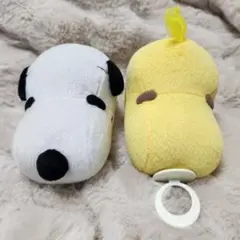 スヌーピーとウッドストック ベビーぬいぐるみマスコット
