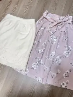 RD スカート　レディース　花柄　綺麗め　オフィス系　ロングスカート