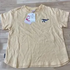 【新品】プティマイン　クジラ刺繍 Tシャツのサムネイル