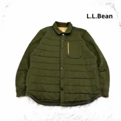 L.L.Bean PRIMALOFT ブルゾン 緑 スナップボタン Lのサムネイル