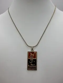 B　イヴ・サンローラン　YSL　ネックレス　プレートのサムネイル