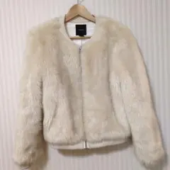 FOREVER 21 アイボリー ボンバージャケット L