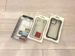 ELECOM iphone12/12proケース ZeroShock他3点セット