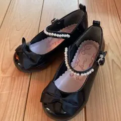 any fam 黒 フォーマルシューズ　17センチ