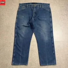 1237古着00s Wranglerデニムパンツビッグサイズ40×30フェード