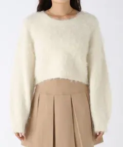 Heather ショートシャギーニット