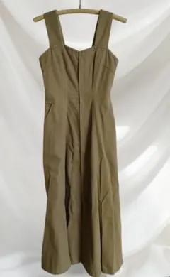 SNIDEL スナイデル キャミワンピース ロングワンピ フレア ベージュ