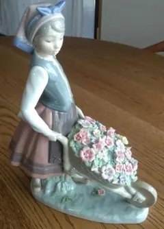 リヤドロ LLADRO 「花車を押す少女」(中古品) 2025年最新】花車を押す少女の人気アイテム - メルカリ