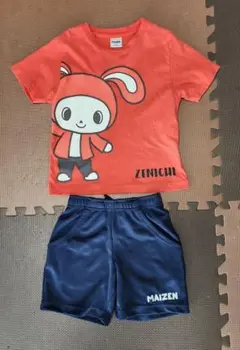 MAIZEN キャラクターTシャツとショートパンツセット 120