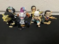 ワンピース　デフォルメフィギュアキーホルダー 　 7体セット　赤犬　黄猿　青キジ