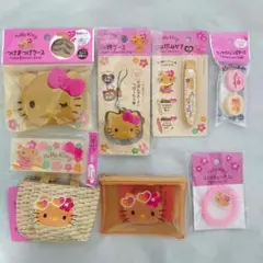 ハローキティ　日焼けキティ　8種セット　ダイソー　セリア　キャンドゥ　①